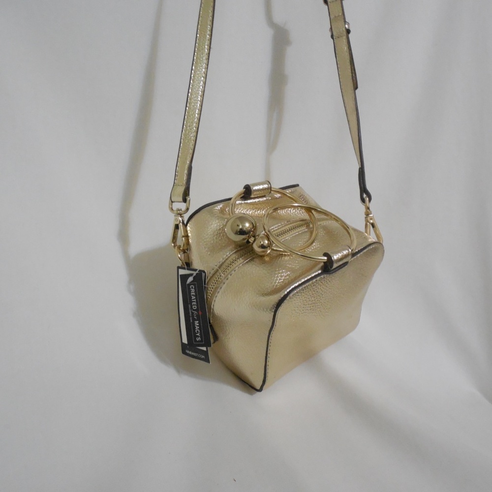 Nine West Gold Metallic Crossbody - Picture 8 of 9